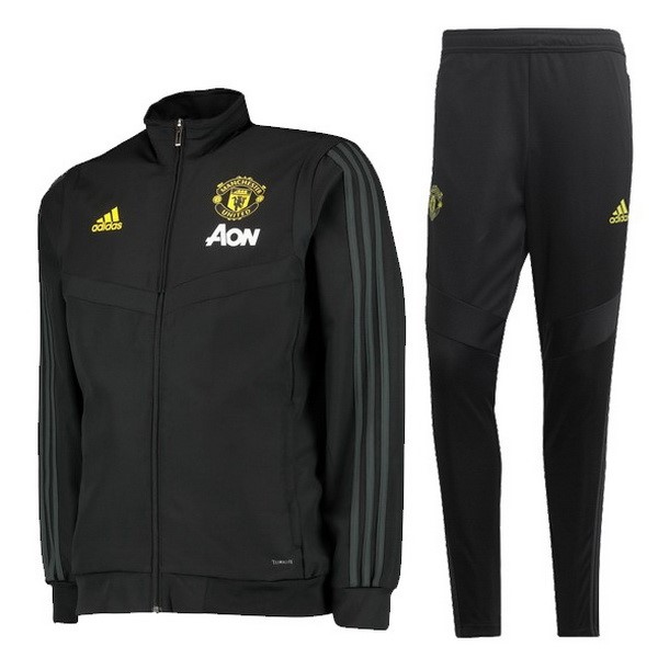 Chandal Del Manchester United 2019-2020 Negro Amarillo